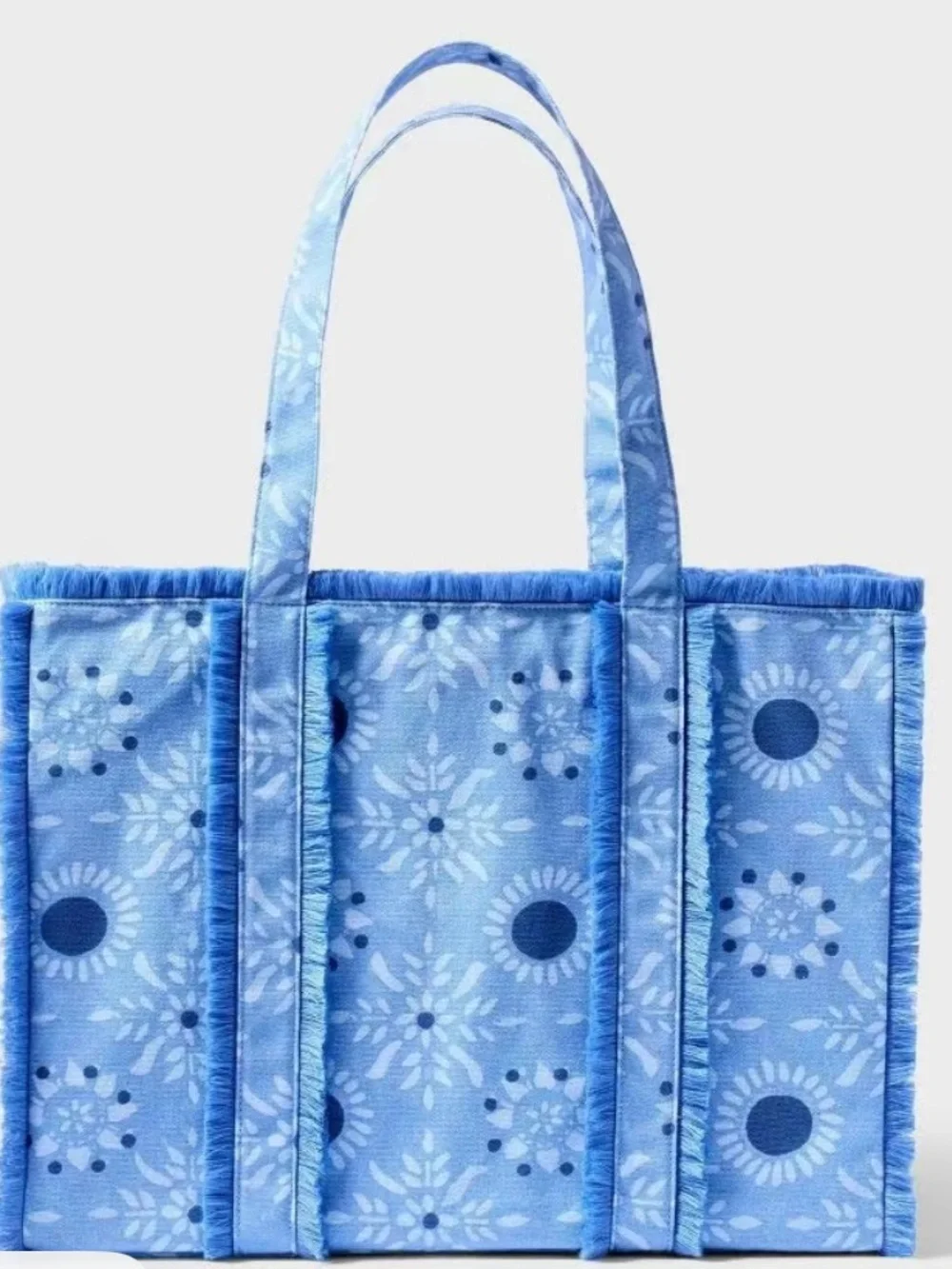 Brand New Roller Rabbit x Target Star Medallion Fringe Canvas Tote Bag - Picture 3 of 4